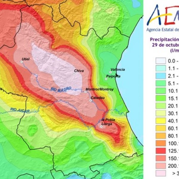 UNA DANA EXCEPCIONAL CON INUNDACIONES CATASTRÓFICAS